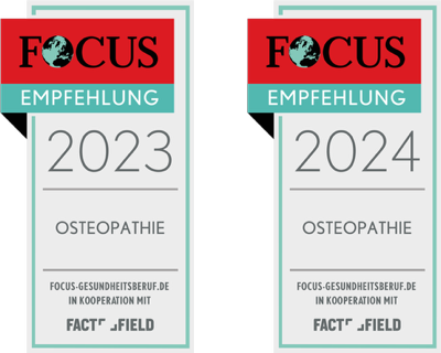 FOCUS Siegel Gesundheitsberufe 2023 2024 Osteopathie